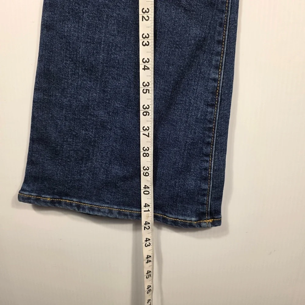 Jessica Simpson Daisy Fitted Flare Jeans Medium Wash Blue High Rise Size 2 NEW